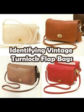 Identifying Vintage Coach Bags - The Dinky, Shoulder, Convertible, and Pocket
